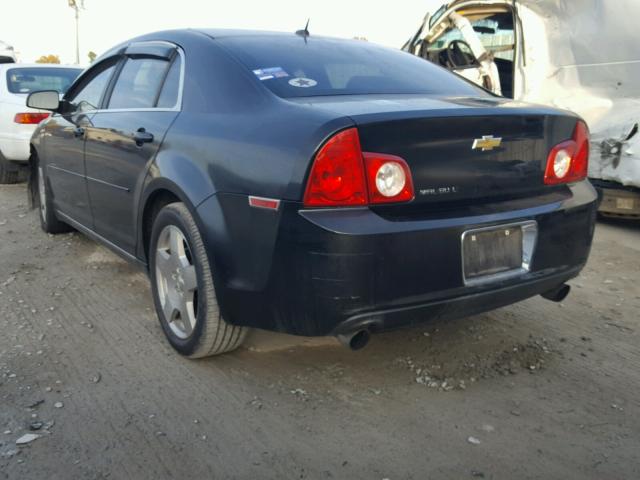 1G1ZD5E78AF162903 - 2010 CHEVROLET MALIBU 2LT BLACK photo 3