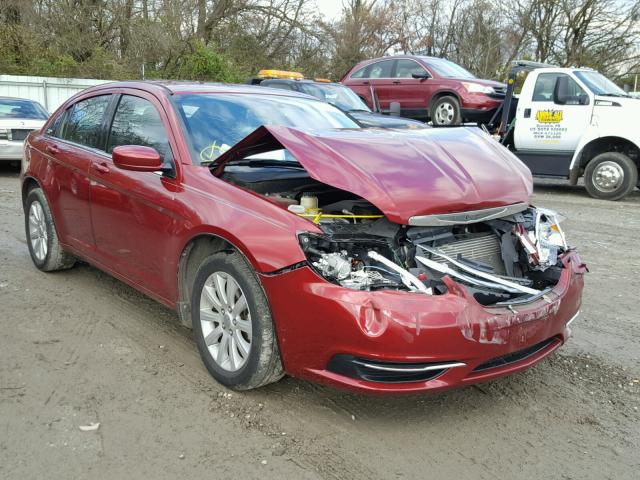 1C3CCBBB2DN738037 - 2013 CHRYSLER 200 TOURIN BURGUNDY photo 1