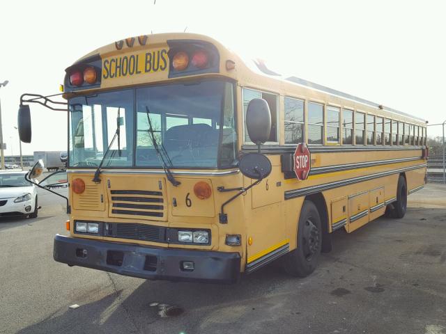 1BABNCKA77F240021 - 2007 BLUE BIRD SCHOOL BUS YELLOW photo 2