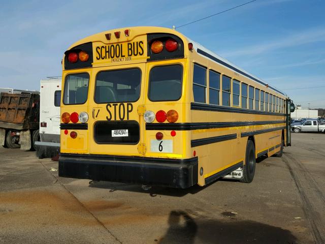 1BABNCKA77F240021 - 2007 BLUE BIRD SCHOOL BUS YELLOW photo 4