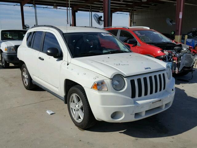 1J4FT47B69D111135 - 2009 JEEP COMPASS SP WHITE photo 1