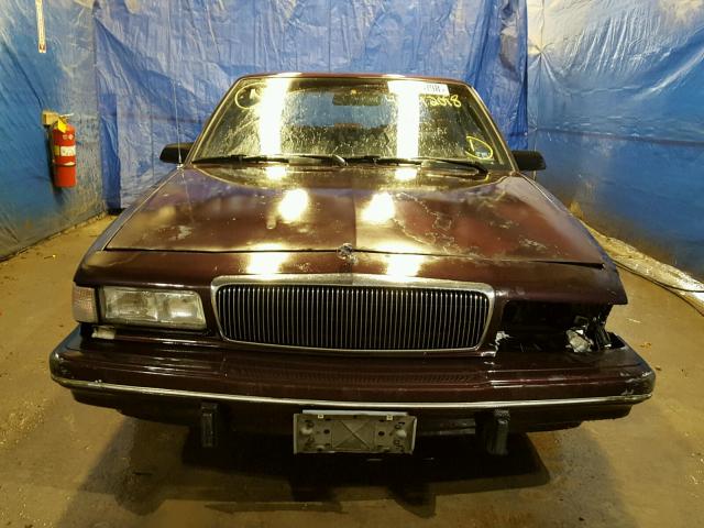 1G4AG5541R6501686 - 1994 BUICK CENTURY SP BURGUNDY photo 9