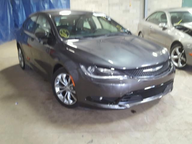 1C3CCCBG0FN514964 - 2015 CHRYSLER 200 S GRAY photo 1