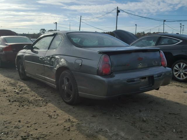 2G1WX12K349160792 - 2004 CHEVROLET MONTE CARL GRAY photo 3