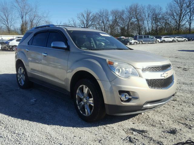 2CNFLFEY2A6200031 - 2010 CHEVROLET EQUINOX LT BEIGE photo 1