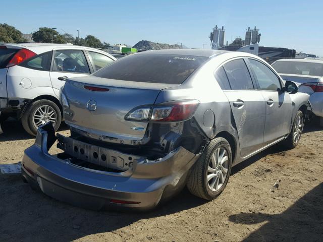 JM1BL1V89C1559369 - 2012 MAZDA 3 I GRAY photo 4