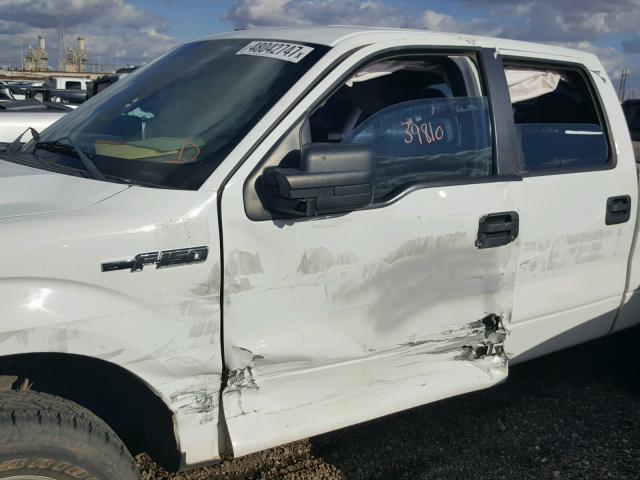 1FTFW1EF6DKE71981 - 2013 FORD F150 SUPER WHITE photo 9