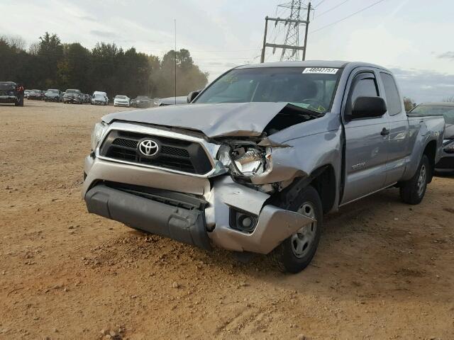 5TFTX4CN6FX057794 - 2015 TOYOTA TACOMA ACC SILVER photo 2