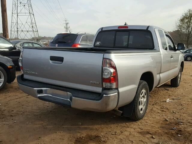 5TFTX4CN6FX057794 - 2015 TOYOTA TACOMA ACC SILVER photo 4