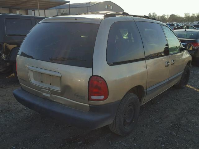 2C4GJ45GXYR783225 - 2000 CHRYSLER VOYAGER SE BEIGE photo 4