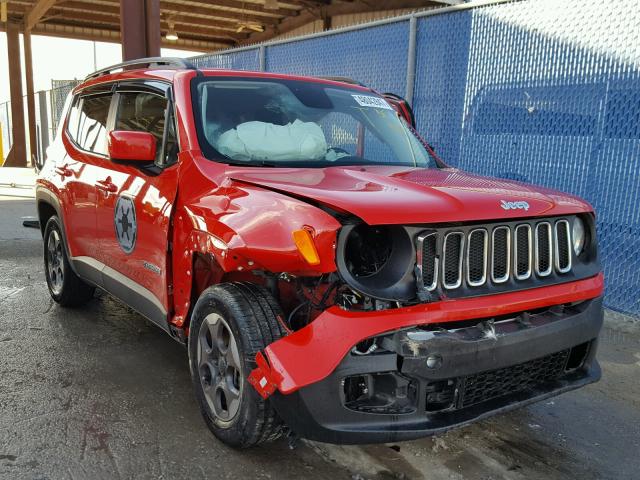 ZACCJABH0FPB61920 - 2015 JEEP RENEGADE L RED photo 1