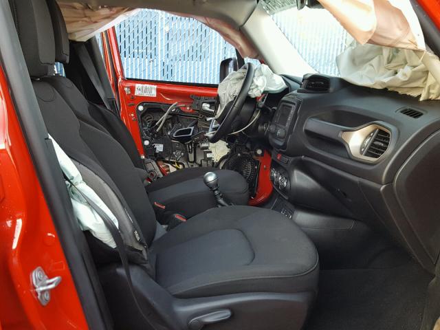 ZACCJABH0FPB61920 - 2015 JEEP RENEGADE L RED photo 5