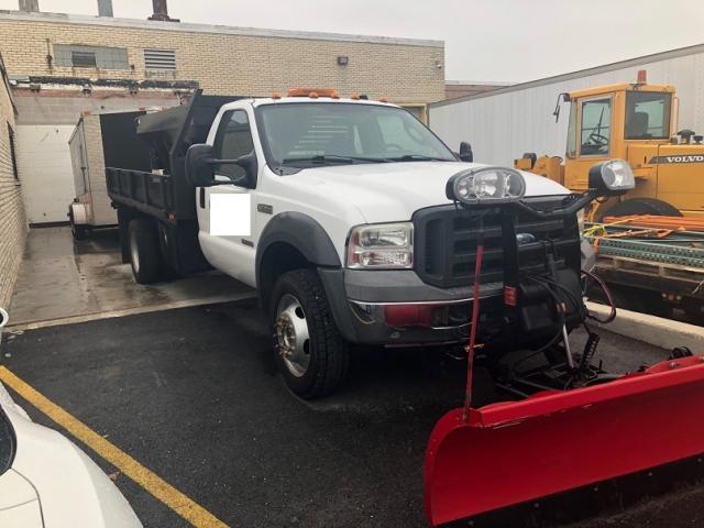 1FDAF57P75EA16849 - 2005 FORD F550 SUPER WHITE photo 1