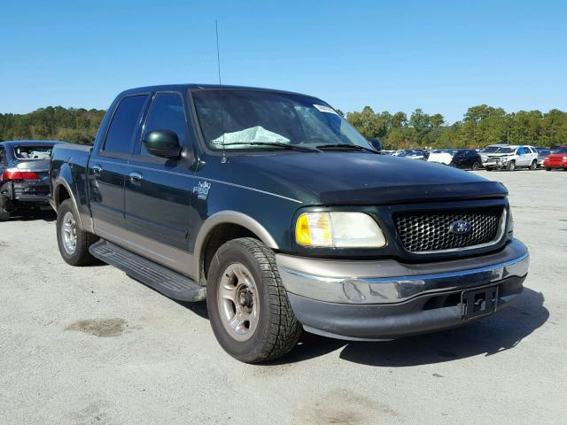 1FTRW07691KC42937 - 2001 FORD F150 SUPER GREEN photo 1