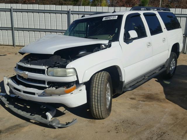 3GNFK16Z45G140658 - 2005 CHEVROLET SUBURBAN K WHITE photo 2