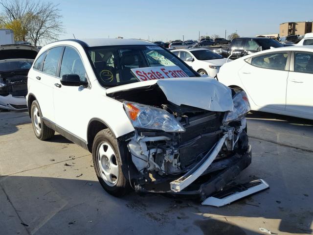 3CZRE38329G703465 - 2009 HONDA CR-V LX WHITE photo 1