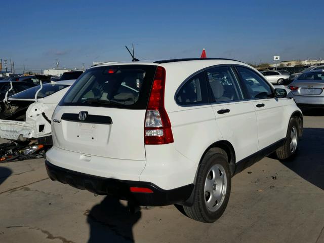 3CZRE38329G703465 - 2009 HONDA CR-V LX WHITE photo 4