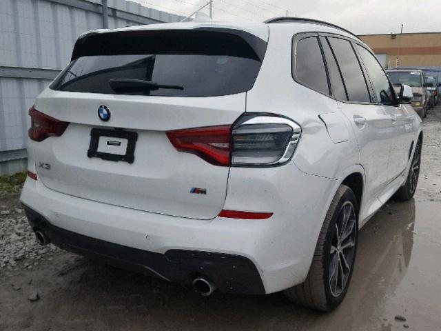 5UXTR9C59JLD72033 - 2018 BMW X3 XDRIVEM WHITE photo 4