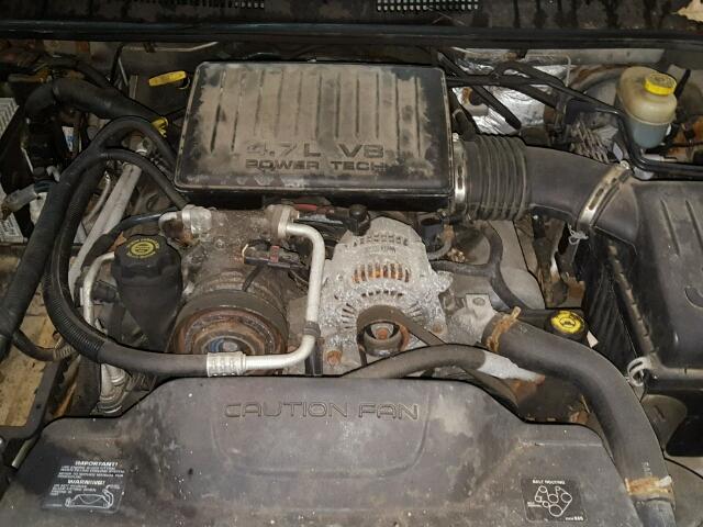 1J4GW48N32C168537 - 2002 JEEP GRAND CHER GRAY photo 7