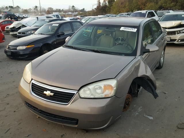 1G1ZT58N17F277042 - 2007 CHEVROLET MALIBU LT TAN photo 2