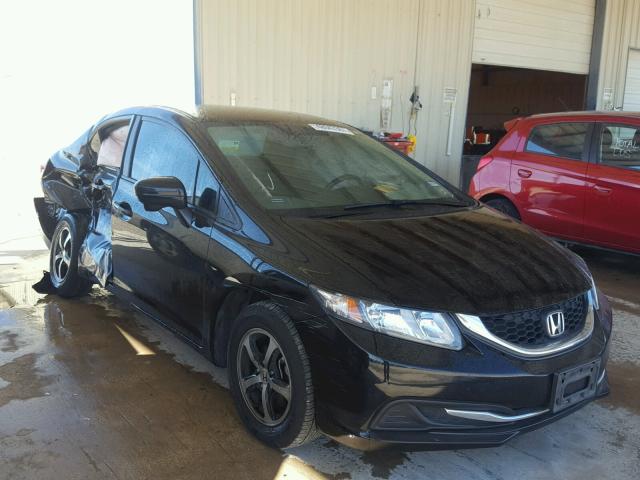 19XFB2F74FE022491 - 2015 HONDA CIVIC SE BLACK photo 1