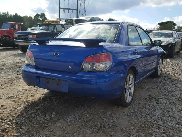 JF1GD79656G510160 - 2006 SUBARU IMPREZA WR BLUE photo 4