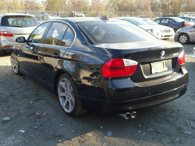 WBAVB33536KS31221 - 2006 BMW 330 I BLACK photo 3