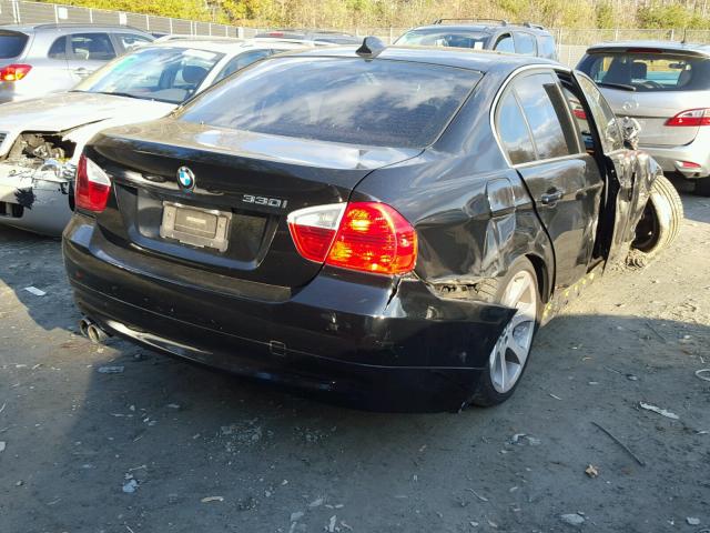 WBAVB33536KS31221 - 2006 BMW 330 I BLACK photo 4