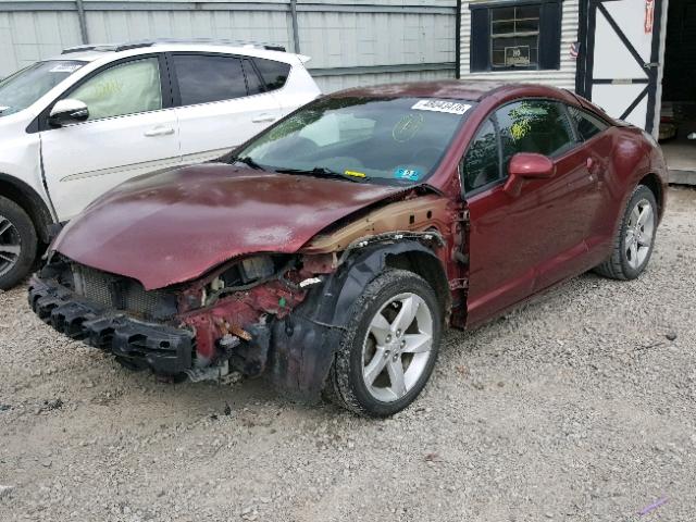 4A3AK34T46E005618 - 2006 MITSUBISHI ECLIPSE GT MAROON photo 2