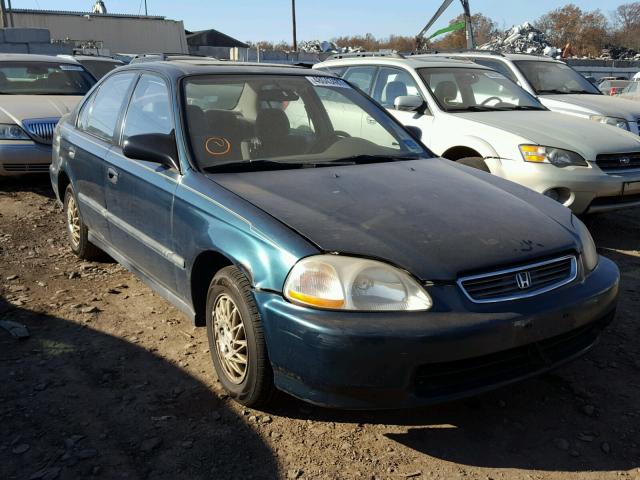 2HGEJ6622TH527716 - 1996 HONDA CIVIC DX GREEN photo 1