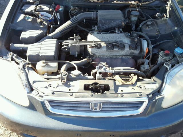 2HGEJ6622TH527716 - 1996 HONDA CIVIC DX GREEN photo 7