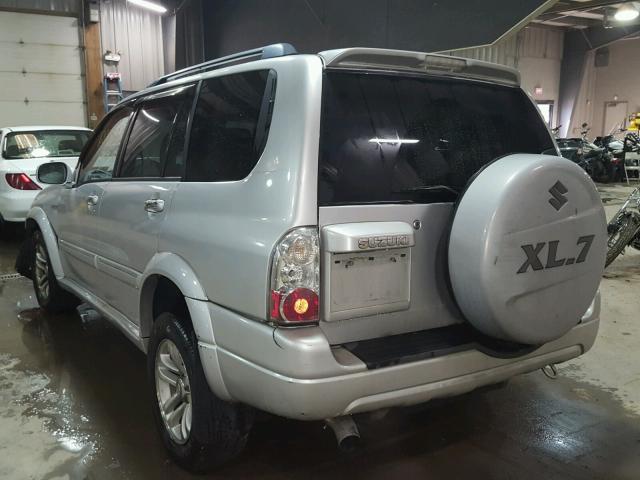 JS3TX92V044114103 - 2004 SUZUKI XL7 EX SILVER photo 3