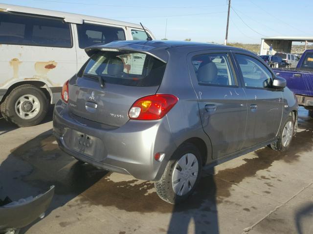 ML32A3HJ3FH043779 - 2015 MITSUBISHI MIRAGE DE GRAY photo 4