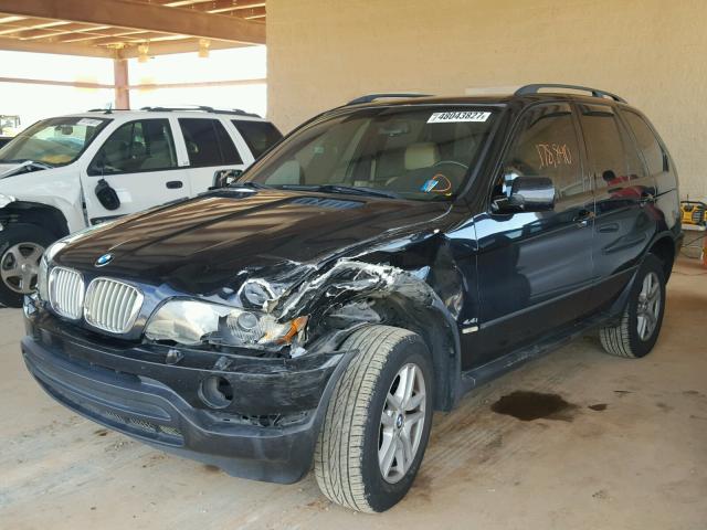 5UXFB33533LH46282 - 2003 BMW X5 4.4I BLACK photo 2