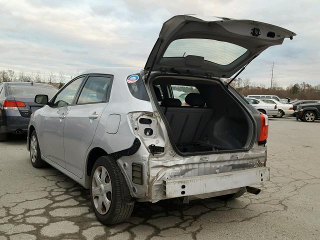 2T1KE40E39C004396 - 2009 TOYOTA COROLLA MA SILVER photo 3