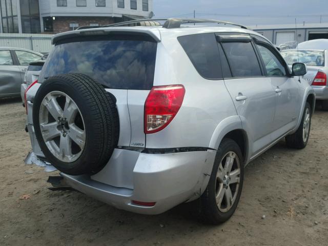 JTMBD32VX76030184 - 2007 TOYOTA RAV4 SPORT SILVER photo 4