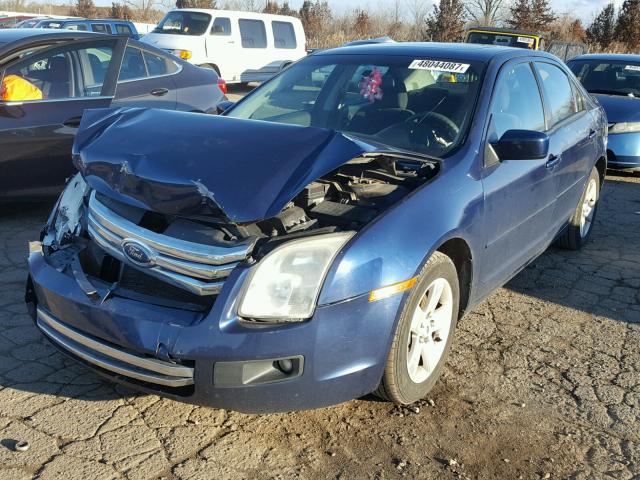 3FAHP07Z17R104905 - 2007 FORD FUSION SE BLUE photo 2