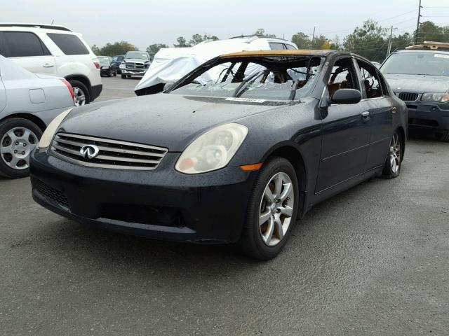 JNKCV51E16M519872 - 2006 INFINITI G35 BLACK photo 2