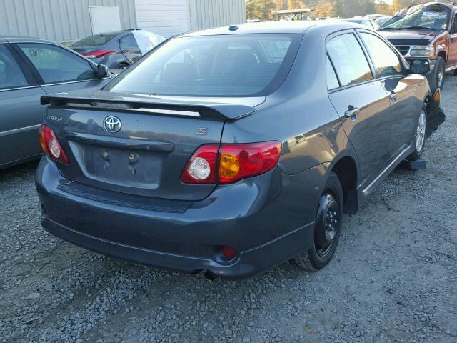 2T1BU4EE6AC241982 - 2010 TOYOTA COROLLA BA GRAY photo 4