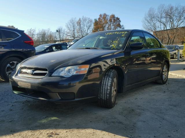 4S3BL616077202599 - 2007 SUBARU LEGACY 2.5 BLACK photo 2