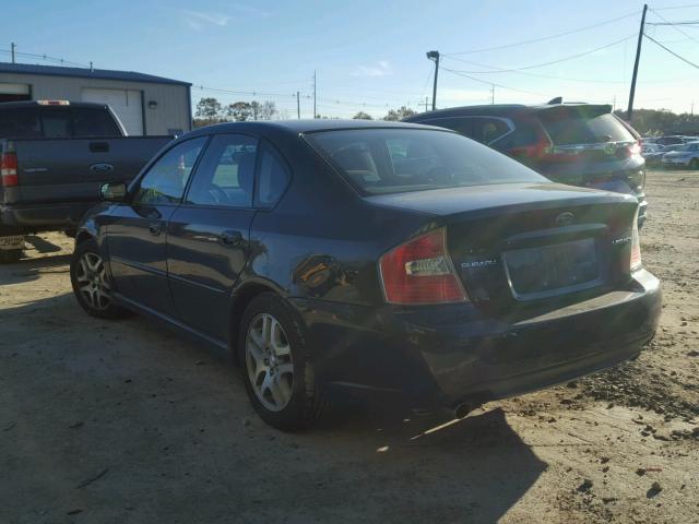 4S3BL616077202599 - 2007 SUBARU LEGACY 2.5 BLACK photo 3