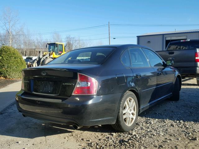 4S3BL616077202599 - 2007 SUBARU LEGACY 2.5 BLACK photo 4