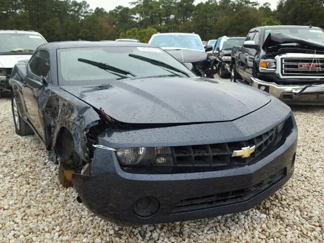 2G1FA1E35E9245592 - 2014 CHEVROLET CAMARO LS BLUE photo 1