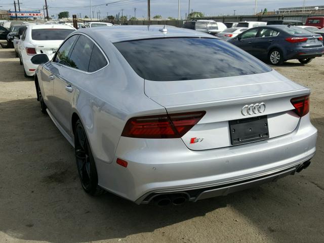 WAUW2AFC2GN171175 - 2016 AUDI S7 PRESTIG SILVER photo 3