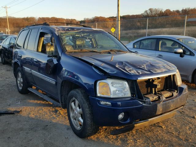 1GKDT13S022251639 - 2002 GMC ENVOY BLUE photo 1