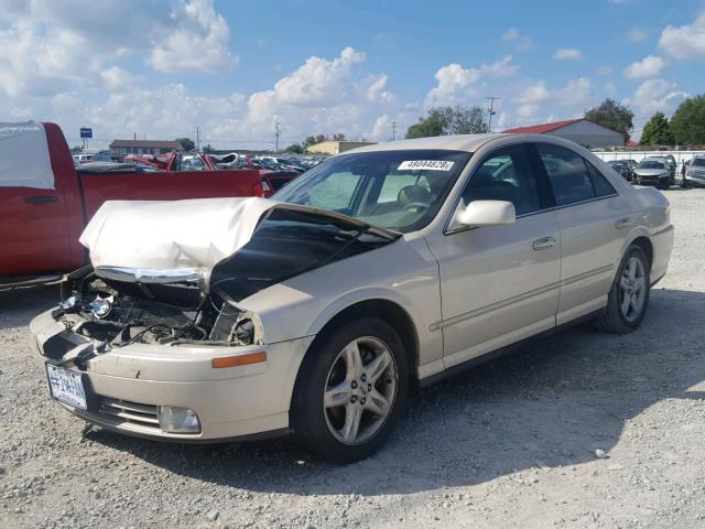 1LNHM87A3YY859077 - 2000 LINCOLN LS GOLD photo 2