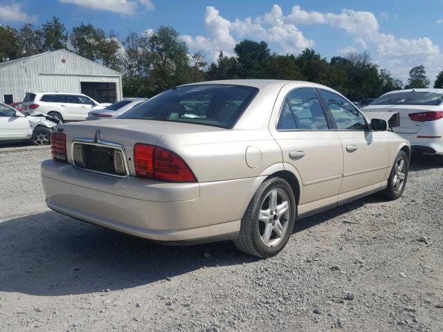 1LNHM87A3YY859077 - 2000 LINCOLN LS GOLD photo 4