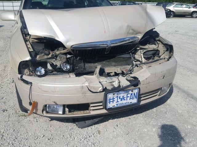 1LNHM87A3YY859077 - 2000 LINCOLN LS GOLD photo 9