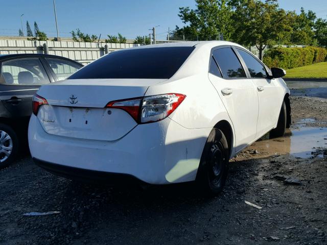 5YFBURHE1HP665203 - 2017 TOYOTA COROLLA L WHITE photo 4