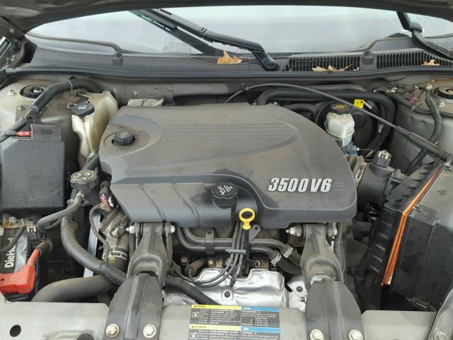 2G1WT55K989147243 - 2008 CHEVROLET IMPALA LT GRAY photo 7